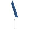 Outdoor Parasol with Aluminium Pole - Azure Blue 180x110 cm