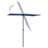 Outdoor Parasol with Aluminium Pole - Azure Blue 180x110 cm