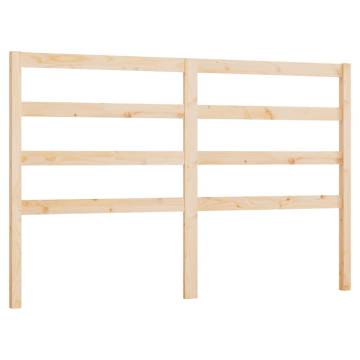 Stylish Solid Wood Pine Bed Headboard - 166x4x100 cm