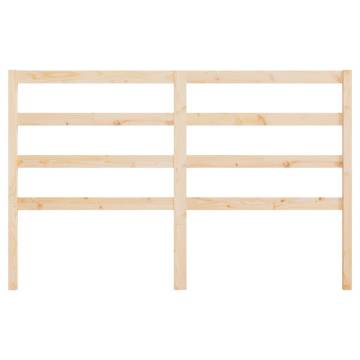 Stylish Solid Wood Pine Bed Headboard - 166x4x100 cm