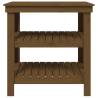 Work Bench Honey Brown - Solid Pine, 78.5x50x80 cm | HipoMarket