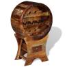 Vintage Wine Rack for 10 Bottles | Solid Reclaimed Wood