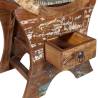 Vintage Wine Rack for 10 Bottles | Solid Reclaimed Wood