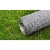 Galvanised Steel Chicken Wire Fence 25x0.5 m - Durable & Versatile