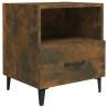 Elegant Smoked Oak Bedside Cabinet | Durable Engineered Wood