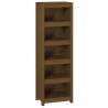 Book Cabinet Honey Brown - Solid Pine Wood 50x35x154 cm