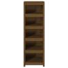 Book Cabinet Honey Brown - Solid Pine Wood 50x35x154 cm