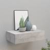 Wall-mounted Drawer Shelf Concrete Grey 40x23.5x10cm MDF Colour concrete grey Size 40 x 23.5 x 10 cm Quantity in Package 1 Number of Pieces 