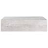 Wall-mounted Drawer Shelf - Concrete Grey MDF | HipoMarket