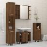 Stylish Brown Oak Bathroom Cabinet - 30x30x95 cm | Hipomarket