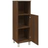 Stylish Brown Oak Bathroom Cabinet - 30x30x95 cm | Hipomarket