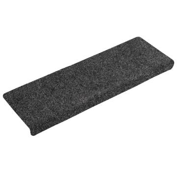 Stair Mats 10 pcs Grey 65x21x4 cm - Non-Slip & Comfortable