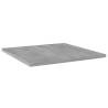 Concrete Grey Bookshelf Boards - 8 pcs | HipoMarket UK