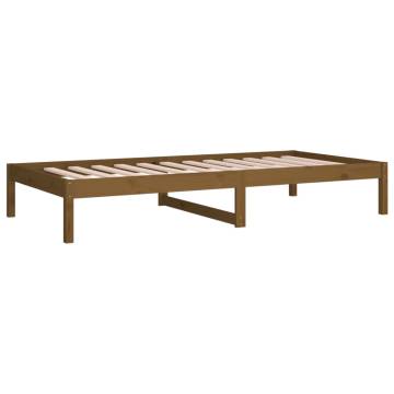 Day Bed Honey Brown 90x200 cm Solid Wood Pine - Stylish & Versatile