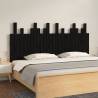 Wall Headboard Black 166x3x80 cm Solid Wood Pine Colour black Size 166 x 80 cm Quantity in Package 1 