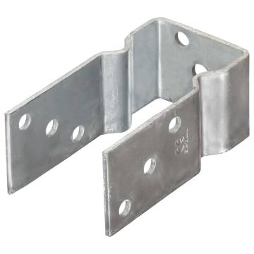 Fence Anchors Set - 6 pcs Galvanised Steel | Hipomarket