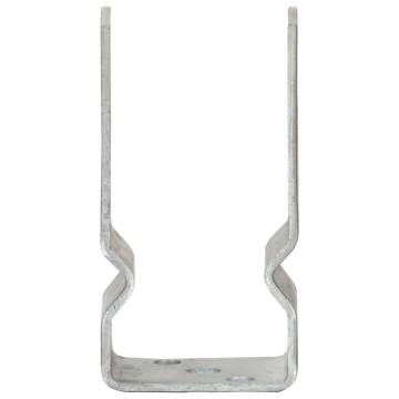 Fence Anchors Set - 6 pcs Galvanised Steel | Hipomarket