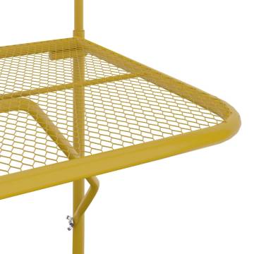 Stylish Gold Balcony Table 60x40 cm | Space-saving Design