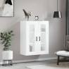 Wall Mounted Cabinet High Gloss White - Stylish Storage Solution