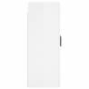 Wall Mounted Cabinet High Gloss White - Stylish Storage Solution