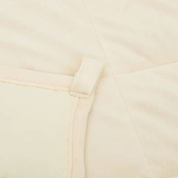 Light Cream Weighted Blanket 155x220 cm - 7 kg Comfort