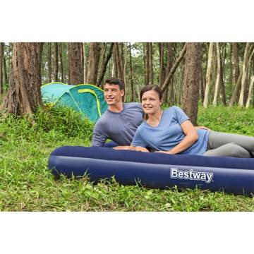 Bestway Inflatable Flocked Airbed 203x183x22 cm - Comfort for Camping