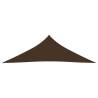 Brown Triangular Sunshade Sail - 3.5x3.5x4.9 m Oxford Fabric