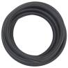 Hybrid Air Hose Black 0.6" 2m - Durable Rubber & PVC