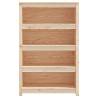 Book Cabinet 80x35x126 cm - Solid Pine Wood Storage Solution