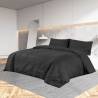 Duvet Cover Set Black 155x220 cm Cotton Colour black Size 155 x 220 cm + 80 x 80 cm Quantity in Package 1 Number of Pieces 