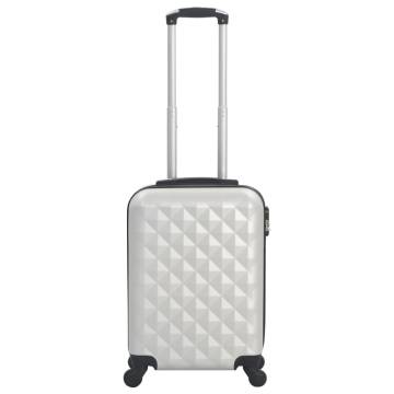 Hardcase Trolley Bright Silver ABS - Durable & Stylish Suitcase