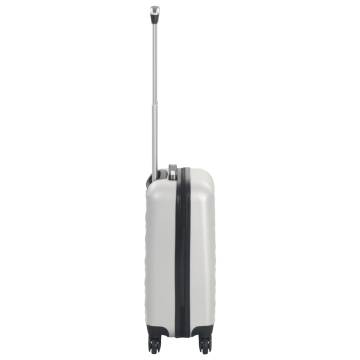 Hardcase Trolley Bright Silver ABS - Durable & Stylish Suitcase