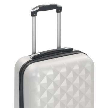 Hardcase Trolley Bright Silver ABS - Durable & Stylish Suitcase