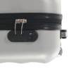 Hardcase Trolley Bright Silver ABS - Durable & Stylish Suitcase