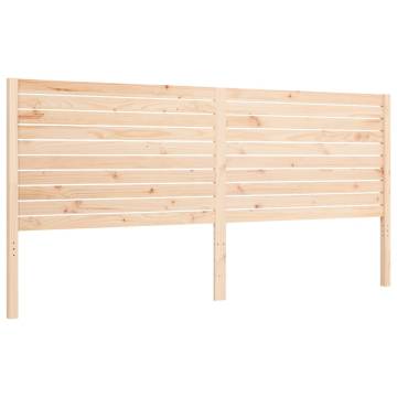 Super King Size Bed Frame with Headboard - Solid Pine Wood