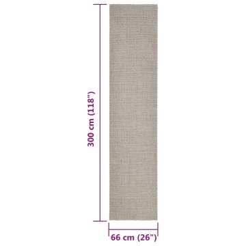 Sisal Rug for Scratching Post - Durable Cat Scratch Mat 66x300 cm