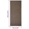 Sisal Rug for Scratching Post - Brown 66x150 cm | Hipomarket