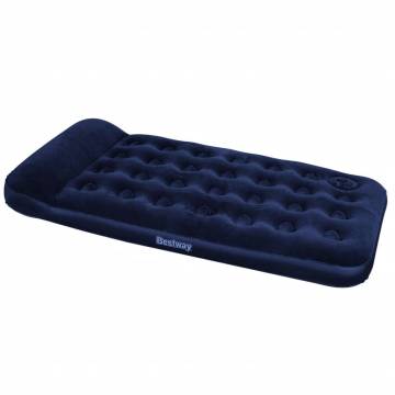 Bestway Inflatable Flocked Airbed with Built-in Pump - 188x99cm