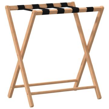 Luggage Rack 68.5x38x58 cm Bamboo - Space Saver & Sturdy Stand