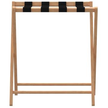 Luggage Rack 68.5x38x58 cm Bamboo - Space Saver & Sturdy Stand