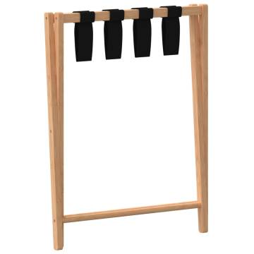 Luggage Rack 68.5x38x58 cm Bamboo - Space Saver & Sturdy Stand