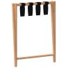 Luggage Rack 68.5x38x58 cm Bamboo - Space Saver & Sturdy Stand