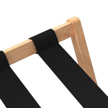 Luggage Rack 68.5x38x58 cm Bamboo - Space Saver & Sturdy Stand