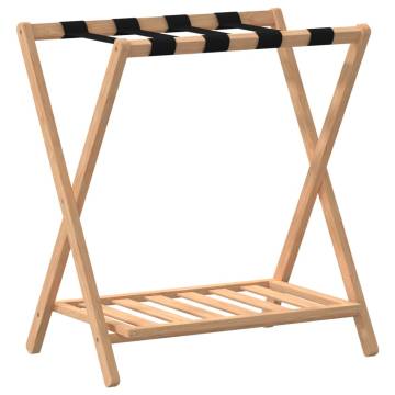 Bamboo Luggage Rack - Stylish & Durable 68x38x58 cm