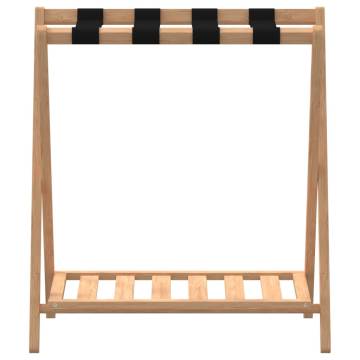 Bamboo Luggage Rack - Stylish & Durable 68x38x58 cm