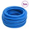 Durable Blue Air Hose 0.6" 5m PVC for Compressors