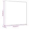 12pcs Stretched Canvases - White Fabric & Solid Wood Pine