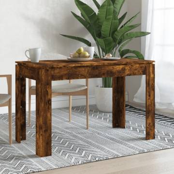 Stylish Smoked Oak Dining Table - 120x60x76 cm | HipoMarket