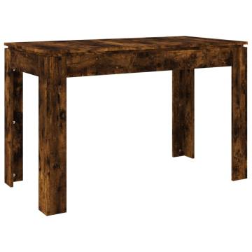 Stylish Smoked Oak Dining Table - 120x60x76 cm | HipoMarket