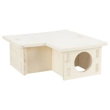 TRIXIE 3-Chambered Rodent House - Cozy Retreat for Pets